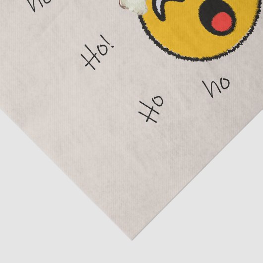 Ho Ho Ho smiley santa 薄葉紙 (詳細)