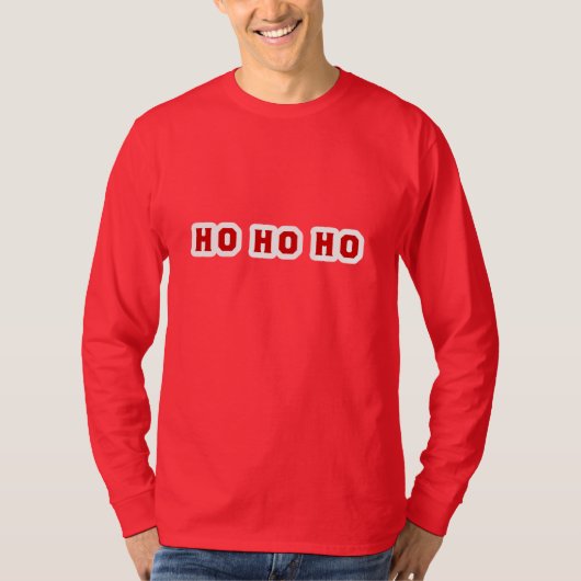 HO HO HO Tシャツ (正面)
