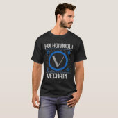 Ho Ho HODL Vechain  Fun Vechain Cryptocurrency Gea Tシャツ (正面フル)