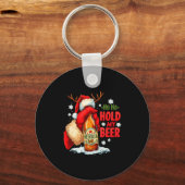 Ho Ho Hold My Beer キーホルダー (正面)