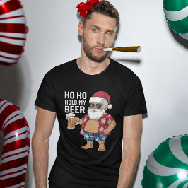 Ho Ho Hold My Beer, Fun Christmas Gift Tシャツ