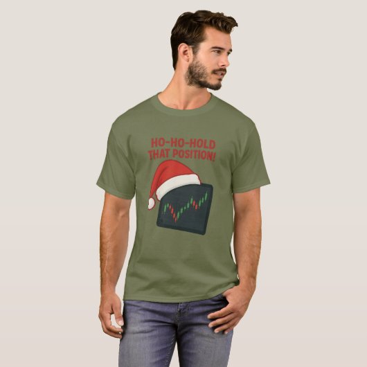 Ho-Ho-Hold That Position! Trading Christmas Tシャツ (正面フル)