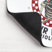 Ho Ho Hold Your Breath Radiology Tech Skeleton Chr マウスパッド (コーナー)