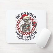 Ho Ho Hold Your Breath Radiology Tech Skeleton Chr マウスパッド (マウス)
