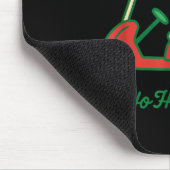 Ho Ho Hole In One Santa Golf Christmas Holiday Gol マウスパッド (コーナー)