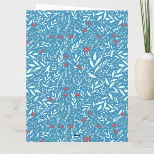 ho ho holidays  カード (裏面)