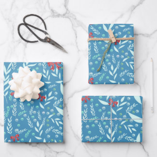 ho ho holidays wrapping paper ラッピングペーパーシート