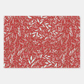 ho ho Holidays wrapping paper ラッピングペーパーシート (正面3)