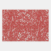ho ho Holidays wrapping paper ラッピングペーパーシート (正面2)