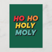 Ho Ho Holy Moly Christmas ポストカード (正面)