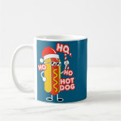 Ho Ho Hot Dog Funny Christmas– Festive Hot Dog In  コーヒーマグカップ (左)
