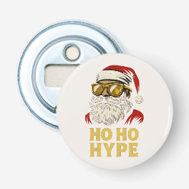 HO HO HYPE - ゴールドのサンタクロース 栓抜き