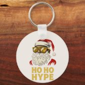 HO HO HYPE - サンタゴールド キーホルダー (正面)