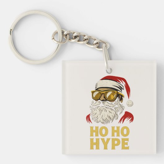 HO HO HYPE – Santa Gold キーホルダー (正面)