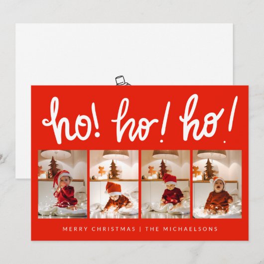 HO HO MERRY Christmas写真の追加 (正面/裏面)