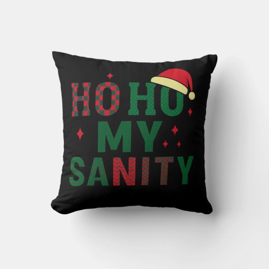 Ho Ho My Sanity クッション (正面)