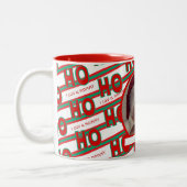 Ho Ho Photo Christmas Mug ツートーンマグカップ (左)
