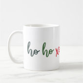 Ho Ho Xoのクリスマスのマグ コーヒーマグカップ (左)