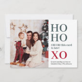 Ho Ho XO Valentine's Day シーズンカード (正面)