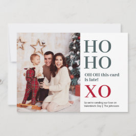 Ho Ho XO Valentine's Day シーズンカード