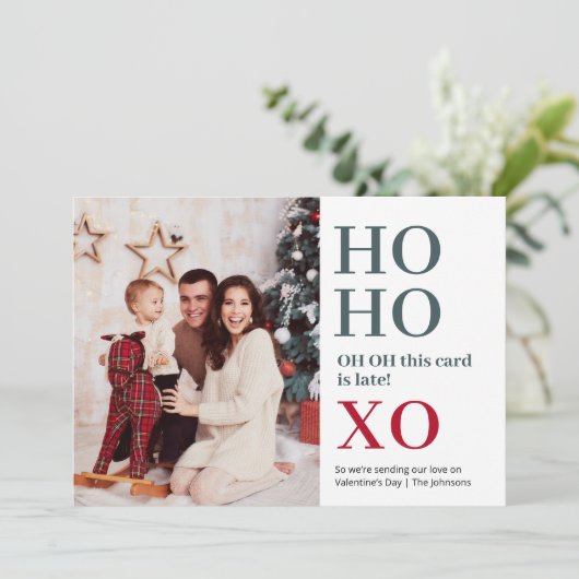 Ho Ho XO Valentine's Day シーズンカード (スタンド正面)