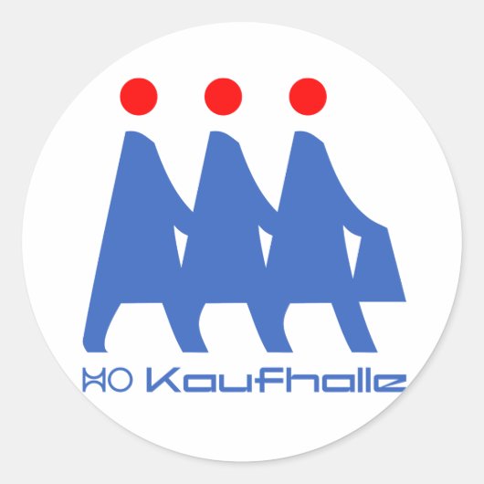HO Kaufhalle ラウンドシール (正面)