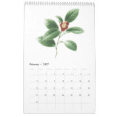 Ho Mang 2022による花のカレンつるダー カレンダー (2月 2027)