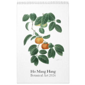 Ho Mang Hangによるフラワーカレンダー 2026 カレンダー