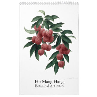 Ho Mang Hang 2026 花カレンダー カレンダー