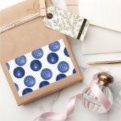 Ho´oponopono Flor de Lis y Clave de Sol 長方形シール (ギフト)