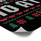 Ho Where's My Ho At Ugly Matching Couples Merry Ch ポスター (角)