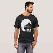 HOAの住宅所有者の近所のウォッチャーの資金を取り除く Tシャツ (正面フル)