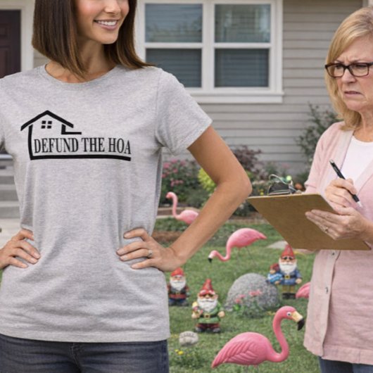 HOAを廃止せよ Tシャツ