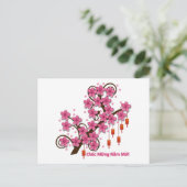 Hoa Daoの明けましておめでとう シーズンポストカード (スタンド正面)