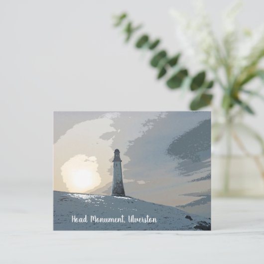 Hoad Monument、Ulverston、John Barrow、灯台 ポストカード (スタンド正面)
