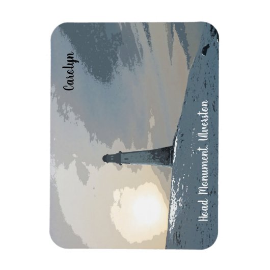 Hoad Monument、Ulverston、John Barrow、灯台 マグネット (縦)