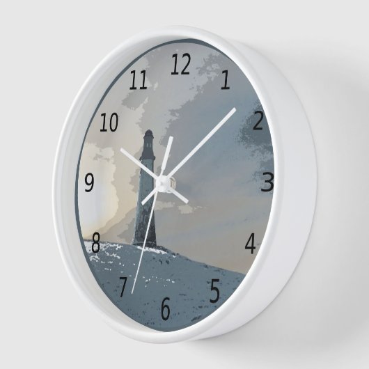 Hoad Monument、Ulverston、John Barrow、灯台 壁時計 (傾斜)