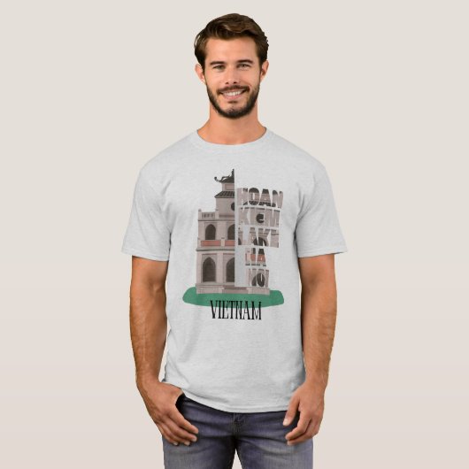 Hoan Kiem Lake Hanoi – Timeless Landmark Graphic D Tシャツ (正面フル)