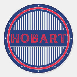 Hobart City Pride Emblem – Australian Identity ラウンドシール