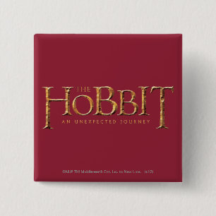 Hobbitロゴテクスチャ 缶バッジ