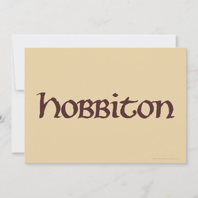 HOBBITON™の固体 (正面)