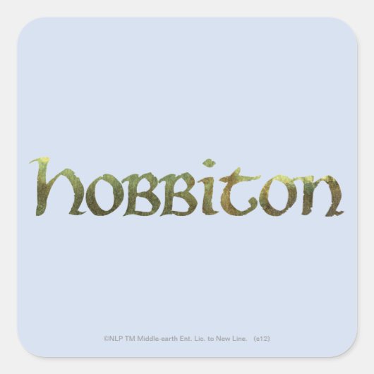 HOBBITON™テクスチャ スクエアシール (正面)