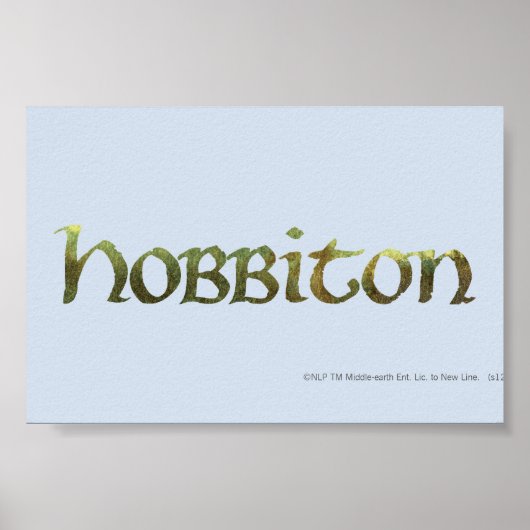 HOBBITON™テクスチャ ポスター (正面)
