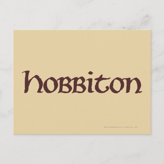 HOBBITON™ 無地の ポストカード (正面)