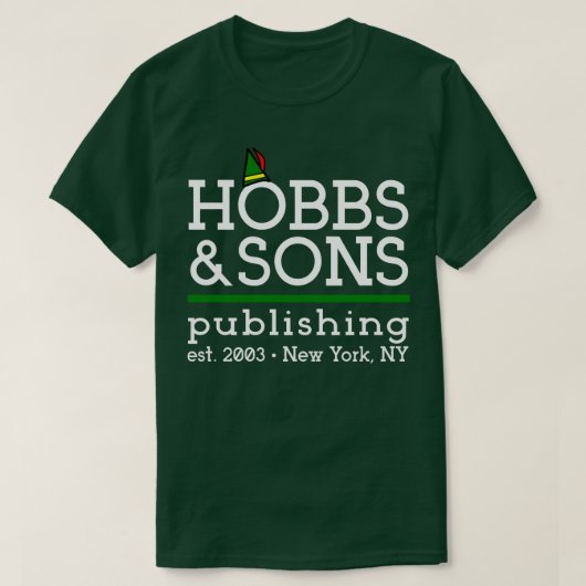 HobbsとSons出版Tシャツ Tシャツ (デザイン正面)