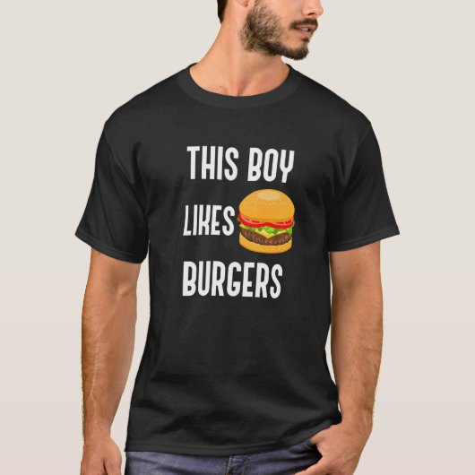 Hobby Burger Maker Delicious Fast Food Eating   Tシャツ (正面)