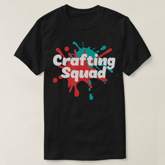 Hobby Crafter Designer Crafting Squad Tシャツ (デザイン正面)