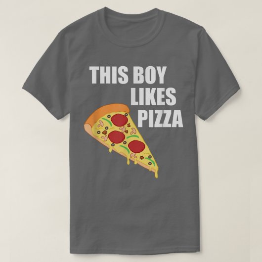 Hobby Pizza Chef Boy Likes Pizza Funny Saying T-Sh Tシャツ (デザイン正面)
