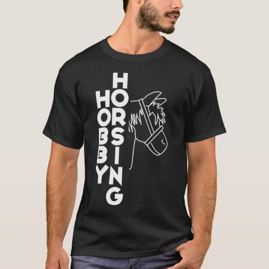 hobbyhorsing horse hobby horsing tv series tシャツ (正面)