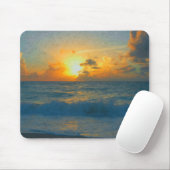 Hobeの音のビーチのマウスパッド マウスパッド (マウス)